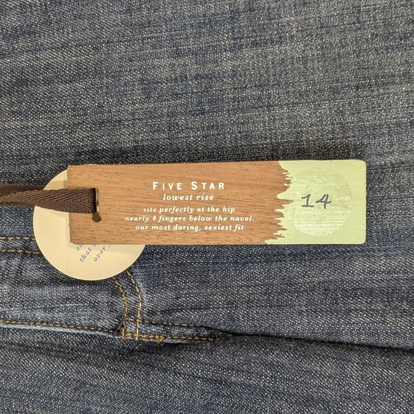 NEW Christopher Blue Boot Leg Jeans - Size 14 Womens Bootcut Denim Pants - Picture 3 of 6